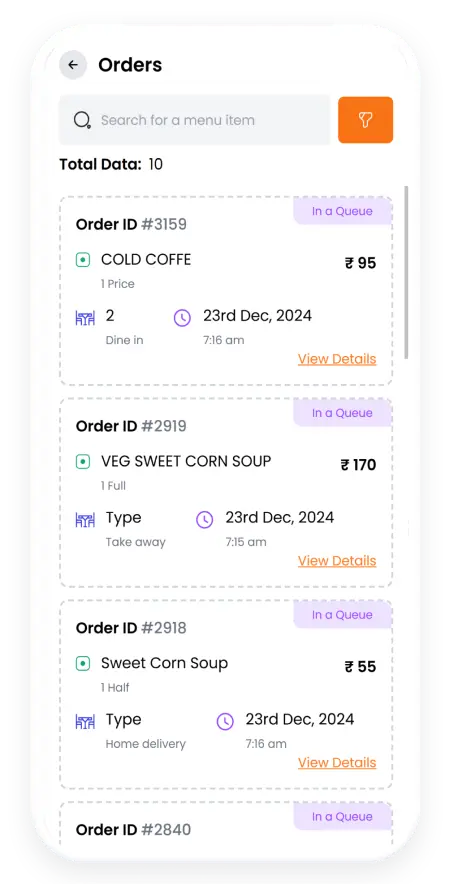 order taking